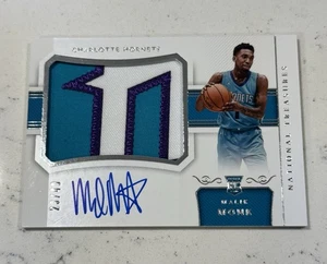 2017-18 Panini National Treasures Malik Monk Rookie Patch Auto /49 - Picture 1 of 2
