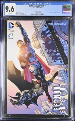 SUPERMAN BATMAN #1 CGC 9.6 WE CAN BE HEROES EXCLUSIVE VARIANT DC COMICS Jim Lee - Image 1 of 4