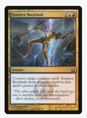 Essence Backlash | MTG RTR | Izzet EDH Counterspell Burn Instant | LP - Image 1 of 3