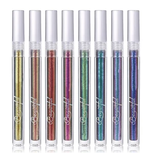 Women 1Pc Metallic Chameleon Liquid Eyeshadow Shiny Eye Shadow Holographic - Picture 1 of 24