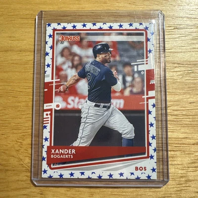 2020 Panini Donruss - Independence Day #75 Xander Bogaerts - Image 1 of 2