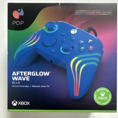PDP Afterglow Wave LED Wired Controller for Xbox Series X|S Xbox One Windows 11 - Image 1 of 4
