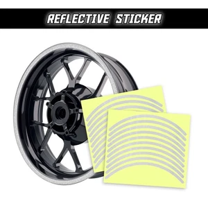 17 inch Rim Stickers Reflective Set For Suzuki GSXR1000 16 17 18 19 20 - Picture 1 of 6