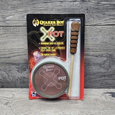 Quaker Boy Turkey Game Call Xpot X Pot Call 2005 Vintage W/ Stiker USA Made  - Image 1 of 4