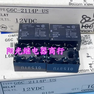 2 pezzi/lotto G6C-2114P-US relè DC 12V - Foto 1 di 1
