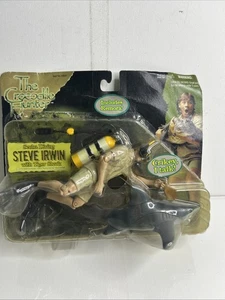 Figura Cazador de Cocodrilos Steve Irwin Buceo con Tiburón Hablando, N2 Toys 2000 - Imagen 1 de 2