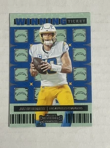 Panini Contenders 2022 - Boleto ganador Justin Herbert #WT-JHE - Imagen 1 de 2