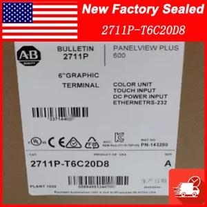 2711P-T6C20D8 PanelView Plus 6 Graphic Terminal 2711PT6C20D8 - Picture 1 of 5