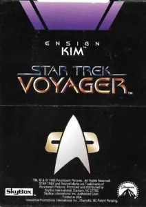 Star Trek Voyager Season 1 Series 2 Pop Up Card P6 Skybox 1996 Ensign Harry Kim - Picture 1 of 2