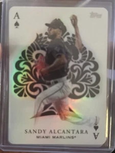 2023 Topps Sandy Alcantra All Aces Miami Marlins - Picture 1 of 6