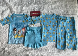 Cocomelon Pajamas PJs Toddler Boys 5T Shirt Pants Shorts 4 Piece Set - Picture 1 of 16