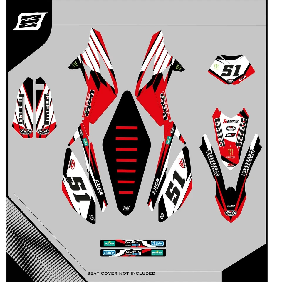 CMR DESIGN CO. Kit Grafiche Adesivi Crystal Per BETA RR 50 12 13 14 15 16 17 18 19 20