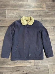 Chaqueta Carhartt Para Hombres Azul Sheffield Cubierta Sherpa Forrada Ropa de Trabajo Mediana - Imagen 1 de 9