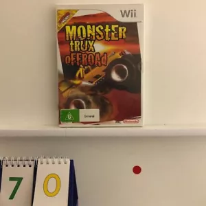 Monster Trux Offroad Nintendo Wii Game + Manual PAL - Bild 1 von 2