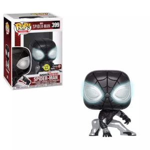 Funko POP! Marvel Spiderman (Black Suit) 399 (GITD) - Picture 1 of 1
