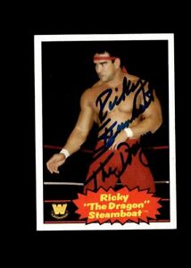 Ricky "The Dragon" Steamboat 2012 Topps Heritage WWE authentic autographed card