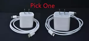 Apple 20W USB-C Power Adapter w/ Cable for iPhone 12 13 14 15 16 Plus Pro Max - Picture 1 of 9