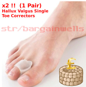 Corrector Hallux Valgus Bunion Toe Splint Straightener Big Foot Support Gel Pad 