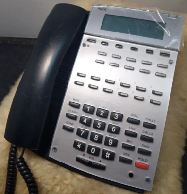 NEC BUSINESS MULTI LINE TELEPHONES ASPIRE 22B LCD DISPLAY IP1NA12TXH (SET OF 2) - Image 1 of 4