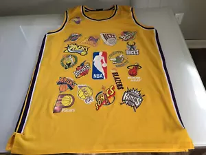 NBA Vintage Reebok Jersey With Team Logos Size XXL - Picture 1 of 8