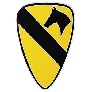 1st Cavalry Division Color Metal Car Emblem - Picture 1 of 6