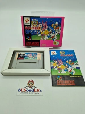 Wild & Wacky Sports - Super Nintendo SNES - PAL - OVP - Anleitung - Tiny Toons - Bild 1 von 4