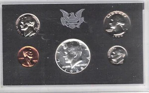 1968 S U.S. MINT PROOF SET 40% SILVER  KENNEDY BU - Picture 1 of 3