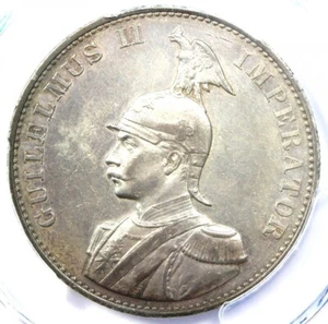 1893 German East Africa Wilhelm II 2 Rupees Coin 2R - Certified PCGS AU Details - Picture 1 of 5