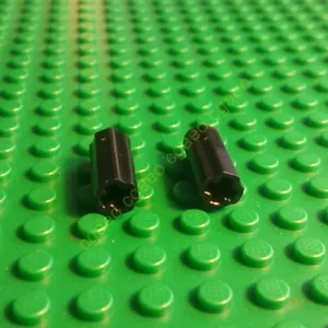 2 X Lego Technic 6538c , Axle Connector (black) - Imagen 1 de 1