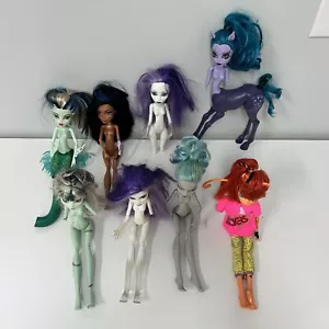 Monster High Doll Lot Of 8 Parts Project Avea Trotter Scarrier Reef Toralei - Picture 1 of 16