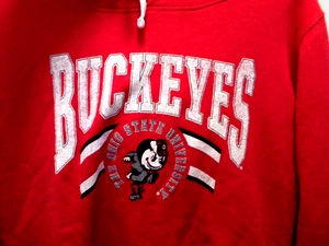 Ohio State University Buckeyes Sudadera Adulto Extra Grande Rojo Sudadera con Capucha Para Hombres - Imagen 1 de 6