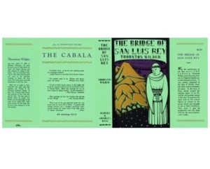 Thornton Wilder The Bridge At San Luis Rey facsimile dust jacket - Picture 1 of 1