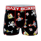 Crazy Boxers SpongeBob SquarePants Santa Hats Boxer Briefs Multi-color