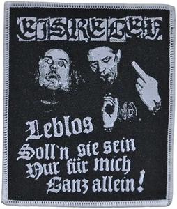 EISREGEN -Leblos solln sie sein nur für mich... 10,5 cm x 12,1 cm- Patch- 166633 - Bild 1 von 1