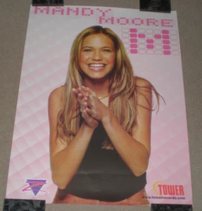 MANDY MOORE POSTER Z95.7 FM and TOWER RECORDS Promotional Only - Picture 1 of 1