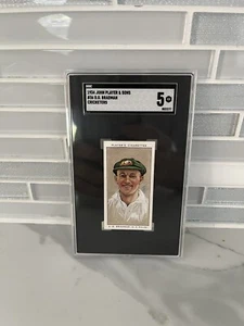1934 John Player & Sons #36 Don D.G. Bradman - Cricketers SGC 5 GOAT Australia - Picture 1 of 2