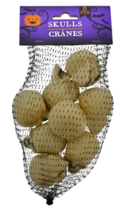 Halloween Prop Plastic Body Parts Haunted House Decoration ~ Mini Skulls 1.5" - Picture 1 of 2