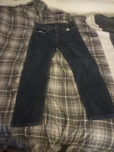 Levis 502 Regular Taper Dark Wash Denim Blue Jeans Men’s 34X32 GREAT CONDITION! - Picture 1 of 1