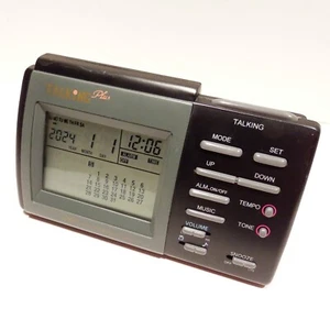 Talking Plus - 4 Alarms Clock Calendar & Thermometer - Ultmost 8805 *VTG - Picture 1 of 8