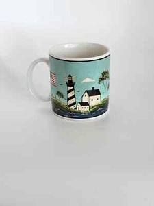 Coastal Breeze mug by Warren Kimble for Sakura Oneida vintage EUC - Foto 1 di 7