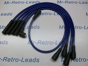 BLUE 8.5MM PERFORMANCE IGNITION LEADS FOR TRIUMPH TR7 LATE TYPE QUALITY LEADS - Picture 1 of 4