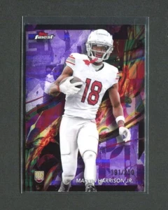 2024 Topps Finest - #89 Marvin Harrison Jr. [Purple Refractor] 191/250 Rookie RC - Picture 1 of 3