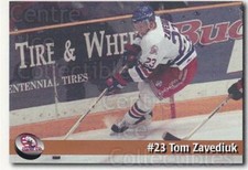 1995-96 Tri-City Americans #28 Tom Zavediuk