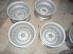 1-STK-(Nr.2)-MERCEDES-BENZ-W 107-116-126--SL-SLC-BAROCK-ALUMINIUM-FELGEN-6,5x14- - Bild 1 von 13