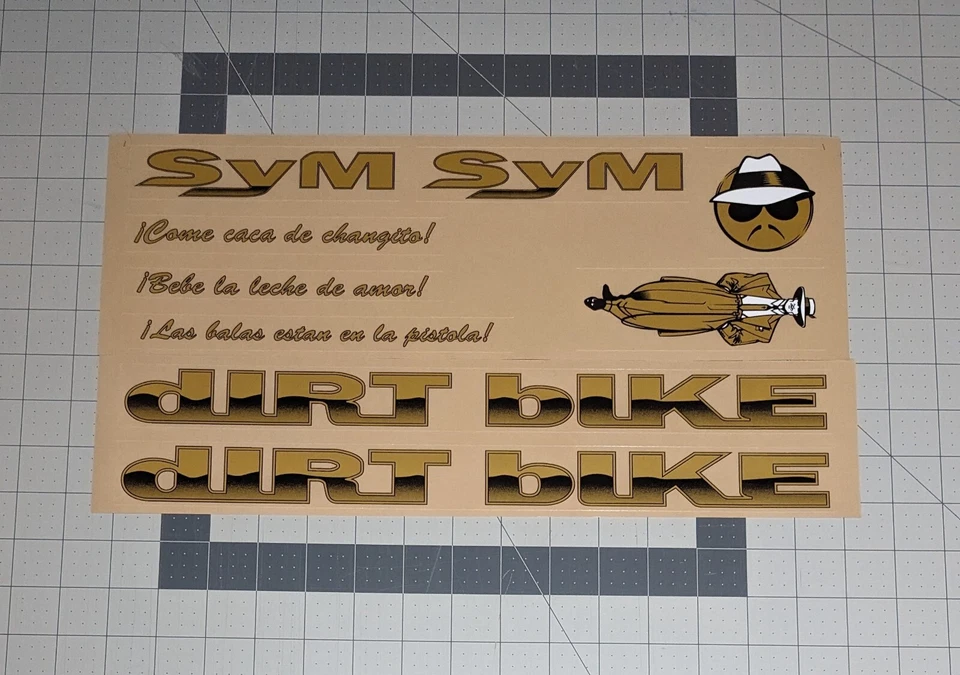 Calcomanías S&M Bikes Lowrider Dirtbike bmx Foto 1 de 1