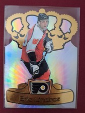 Eric Lindros GOLD CROWN DIE-CUTS 1997-98 Pacific Crown Royale #25 Philadelphia