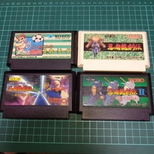 Lote de 4 Ninja Ryukenden 1 2 3 Nintendo Famicom NES NTSC-J versión japonesa - Imagen 1 de 4