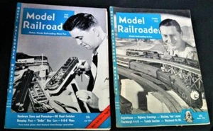 2 MODEL RAILROADER MAGAZINES 1953 VINTAGE TOY TRAIN MODEL RAILROAD HOBBY - Picture 1 of 1