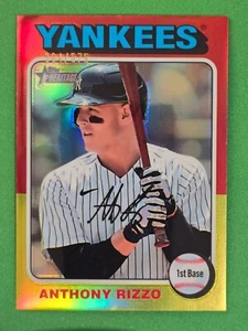 2024 Topps Heritage 367 Anthony Rizzo refractor cromado/575 como nuevo - Imagen 1 de 2