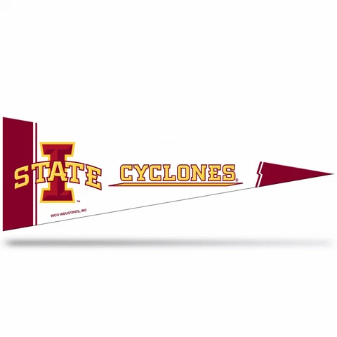 2 Iowa State Cyclones Middleman Pennants. Felt. 14-1/2" x 5".    #644/A119 Cover